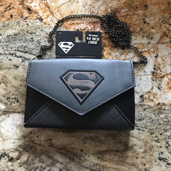 DC Comics Handbags - Superman Wallet On A Chain